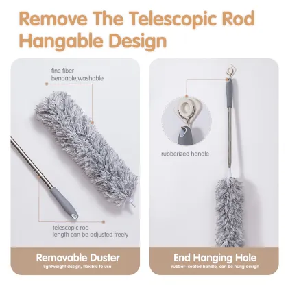 Telescopic Car Ceiling Fan Dust Duster Cleaner