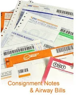 5-parts consignment note SL001
