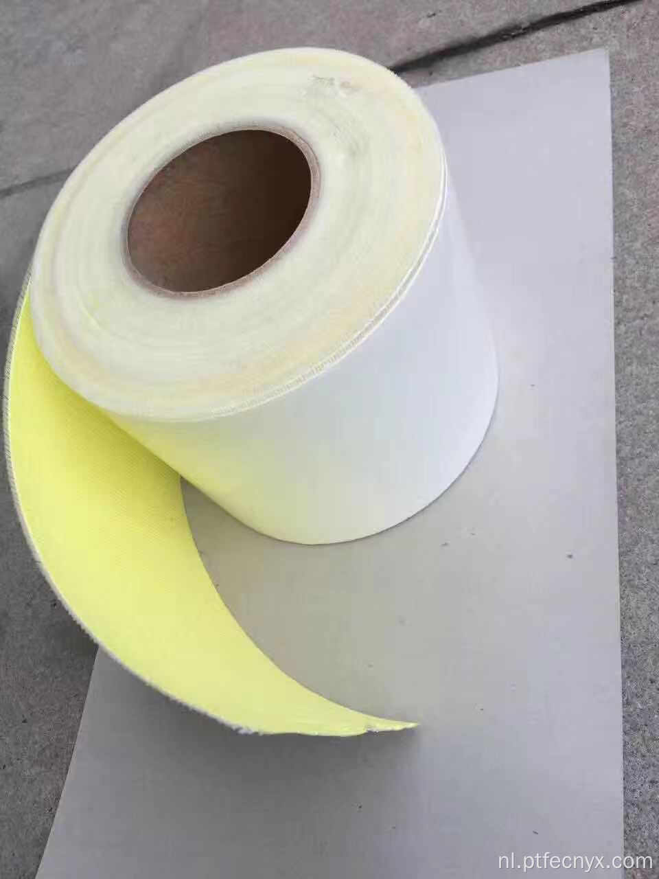 Siliconenrubber gecoate doek met lijm