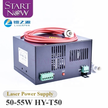 Alimentatore laser Hy-T50 CO2 Fonte laser 50W per macchine per incisione e taglio (110 V/220V)