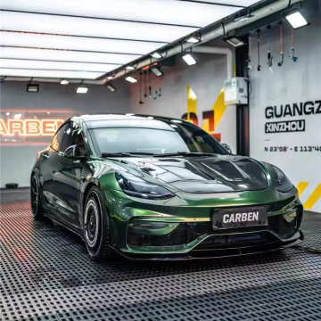 Tesla Model 3 w stylu ACP przednie i tylny zderzak Spoiler Włókno z włókna węglowego