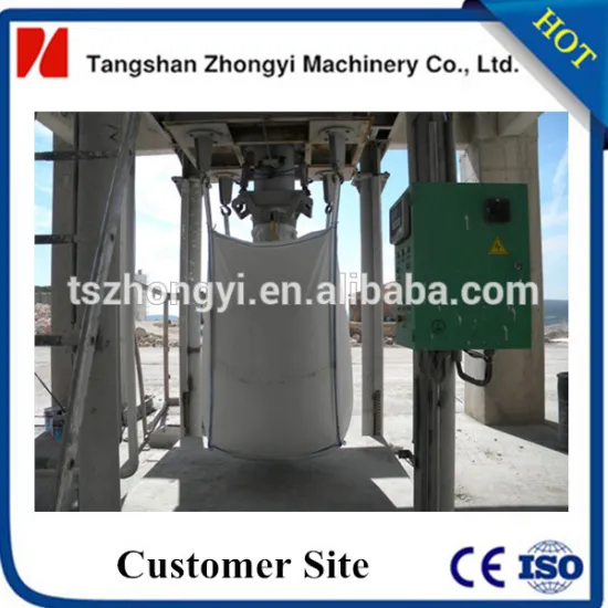 1-2t bulk bag packing machine for cement material