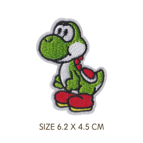 Cartoon Game Super Mario Toy geborduurde kleding patch