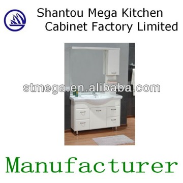 Waterproof white bathroom furniture