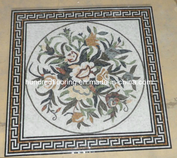Pattern Mosaic Marble Stone Mosaic Floor Tile (ST99)