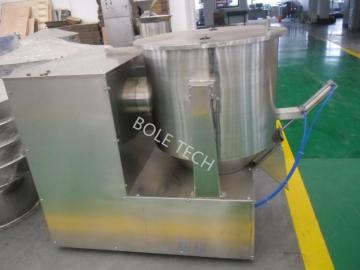 Vertical high speed mixer machine for food industry