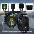 Double Led Square Motorcycle Fog Lights