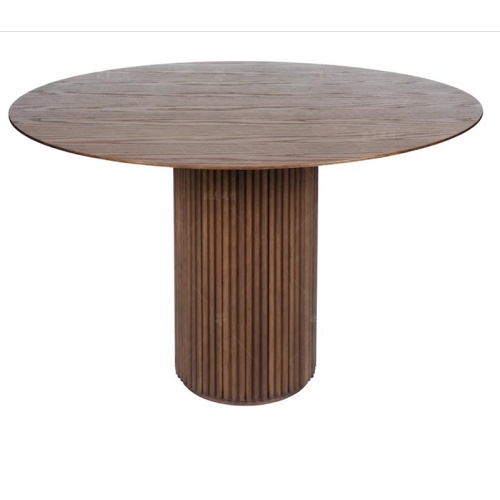 Modern Round Solid Wood Dining Table Restaurant Furniture
