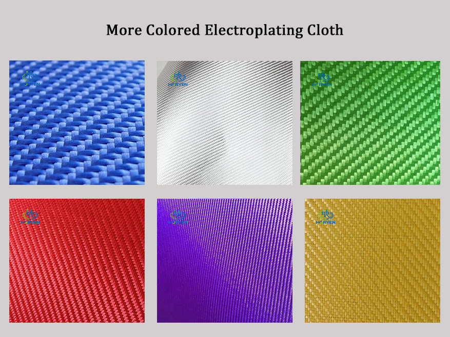 more colored electroplating cloth