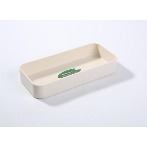 bandeja de servicio rectangular de plástico sin BPA