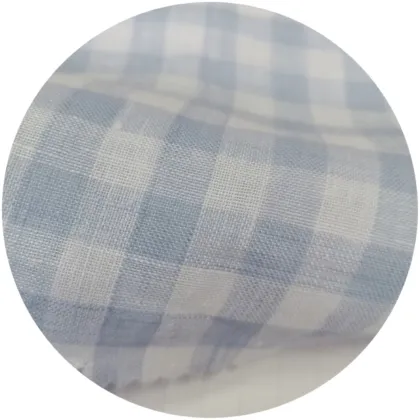 Yarn Dyed 100% Woven Linen Fabric for Dresses, Bags, and Home Textiles