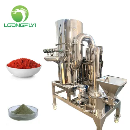 Industrial chilli cassava leaf lentils powder making machine