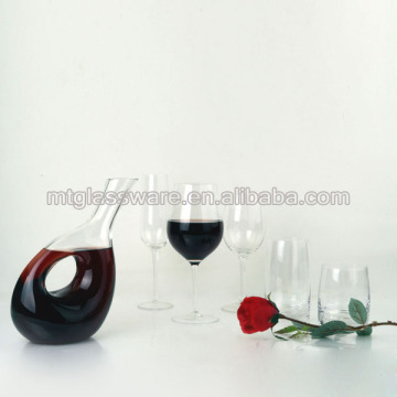 crystal handblown The glass hollow wine decanter