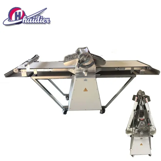 Commercial Bakery 600mm Belt Width Dough Sheeter with Work Bench