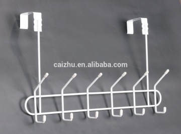 Wall door mounted clothes hanger rack coat hook