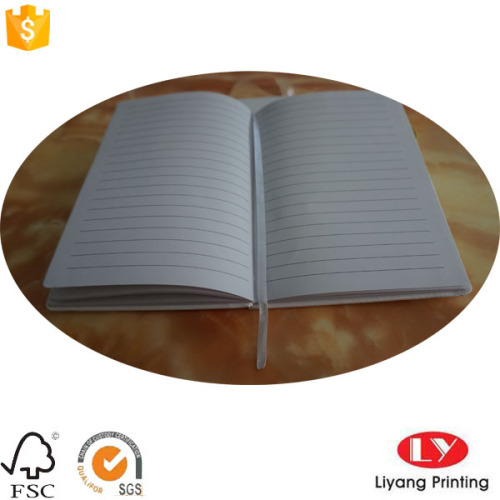 Notebook personalizado de couro PU com fita de banda elástica
