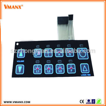 Customized learning machine special-used luminous silicone rubber keypad