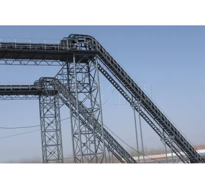 Pipe Rubber Belt Conveyors for Material Handling