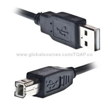 Premium-quality USB 2.0 AM to BM printer cable