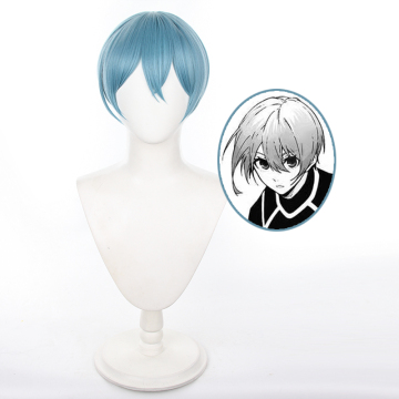 30 cmウォーターブルーカラーhiori yo cosplay wig from blue lock for men
