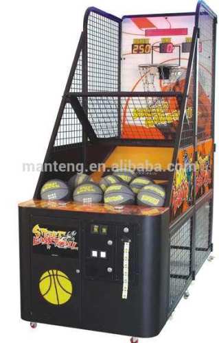 Electroinc crazy shoot arcade street basketball machine for sale