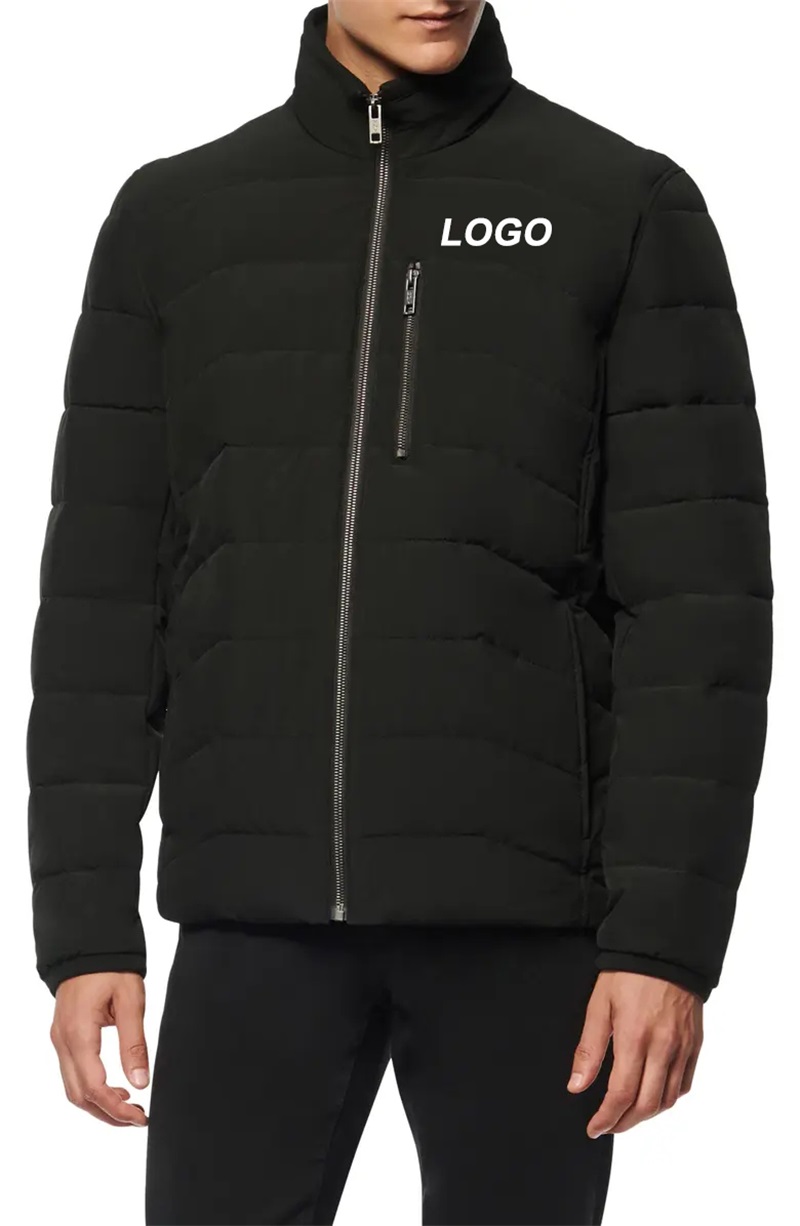 Stand Collar Men's Down Jacket On Sale