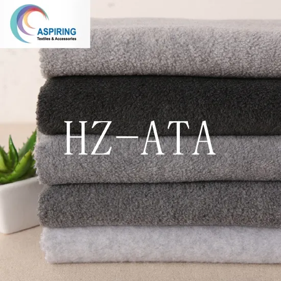 Polyester Brushed Polar Fleece Fabric