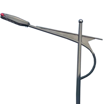Outdoor Double Arm Street Light Pole for Parking