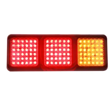 Tail Lamp White Red Yellow Indicator Rear Tail Light Reversing Brake Turn Signal LED Truck