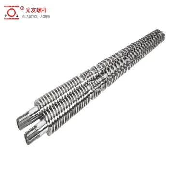 Pasadyang dinisenyo conical twin alloy screw para sa paggawa ng pipe