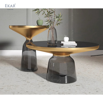 Nordic Modern Luxury Glass Coffee Table for Stock Big Sale
