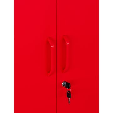 Red Metal Standing Storage Wardrobes for Sale