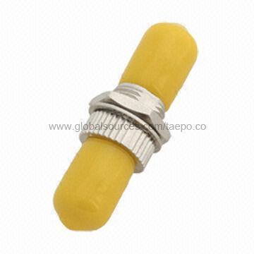 Fiber-optic adapter, single mode, simplex, ST/UPC-ST/UPC