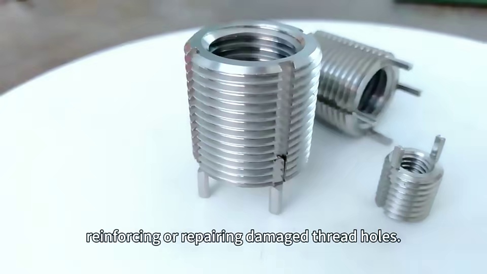Custom ST5*0.8 Durable Stainless Steel Wire Thread Insert 304 Stainless Steel Material Screw Insert