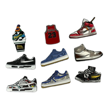 Custom Mini Shoes Design Metal Enamel Pin Lapel Brooch
