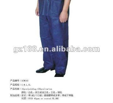 nonwoven clothes for Patient , disposable patient clothes