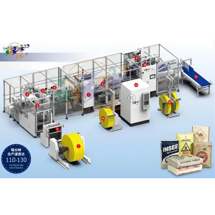 High Speed Valve Bag Making Machine