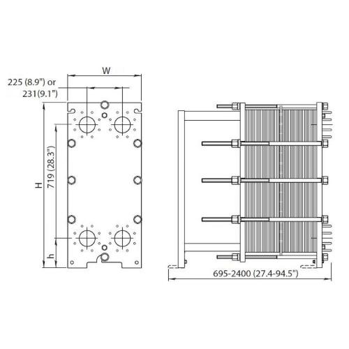 Plate Heat Exchanger For New Energy Vehicles