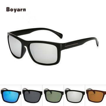 Boyarn High Quality Wholesale Custom Plastic Private Label Luxury Sports Men's Polarized Sunglasses 2022