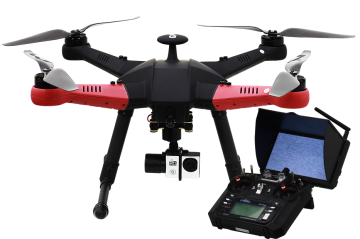 550mm Police Drone with 3axis Gimbal