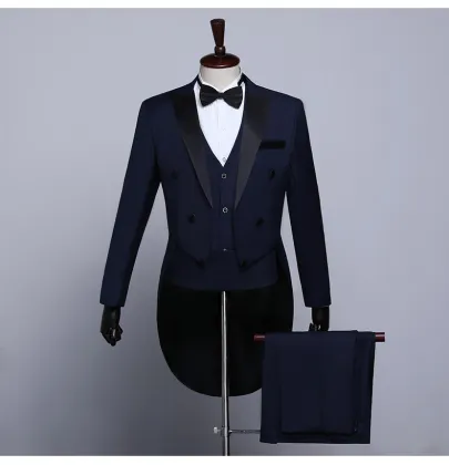 Most popular tr suit fabric groom wedding suit fashion Slim fit tuxedo suits