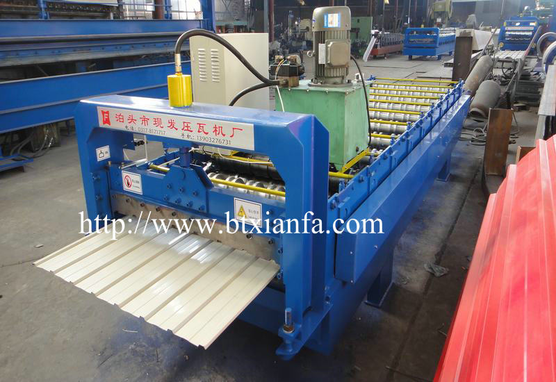 barrel type iron sheet making machine