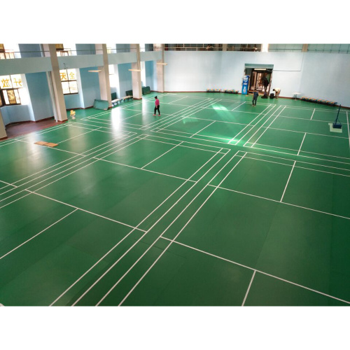 Mudah menginstal Lantai lapangan olahraga Badminton PVC