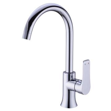 Swan Shape Single Hole SS Kitchen Faucet