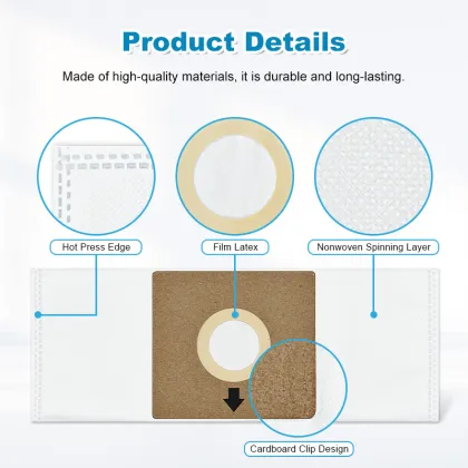 Universal Dust Bag Compatible for Philips, Sanyo, Electrolux Vacuum Cleaners: Enhancing Home Cleaning Efficiency