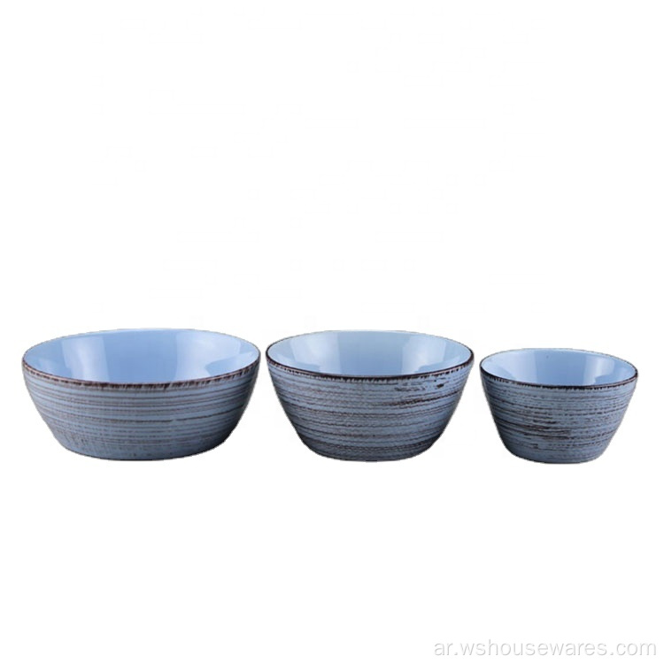 مجموعة عشاء Stoneware بألوان صلبة من 16 ٪