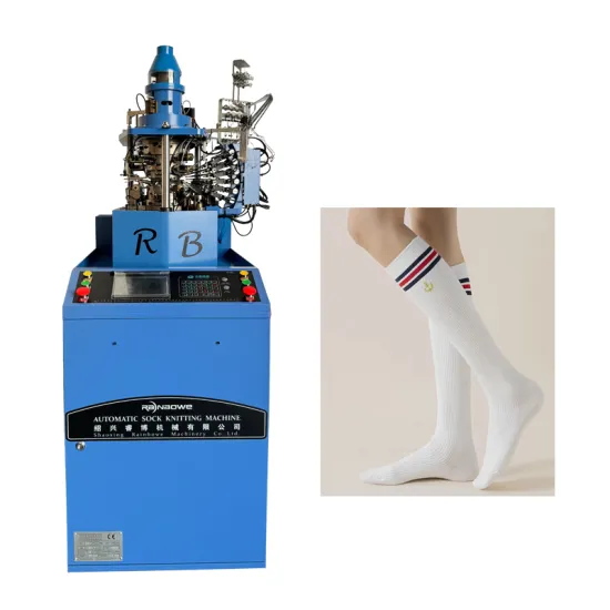 Automatic School Socks and Long Leg Stockings Knitting Machine: Circular Double Cylinder Technology