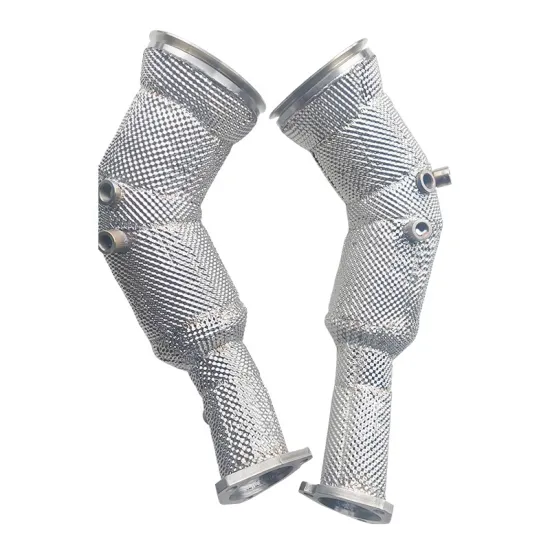 Customized 304 Stainless Steel Performance Exhaust Downpipe for AUDI RS6/RS7 C8 4.0 (2021-2022) with Catalytic Converter