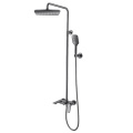 Rose Gold Rain Thermostatic Faucet Shower