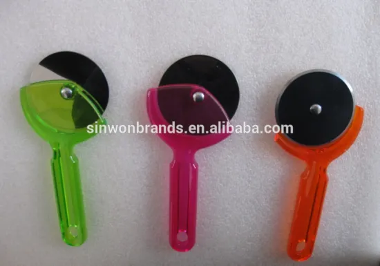 stainless steel wheel pizza cutter knife